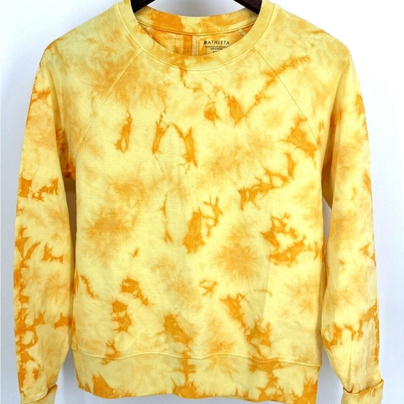 Athleta Tops - Athleta Sundown Tie-Dye Crewneck